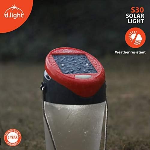 d.light S30 Portable Solar Lantern for Camping