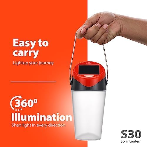 d.light S30 Portable Solar Lantern for Camping
